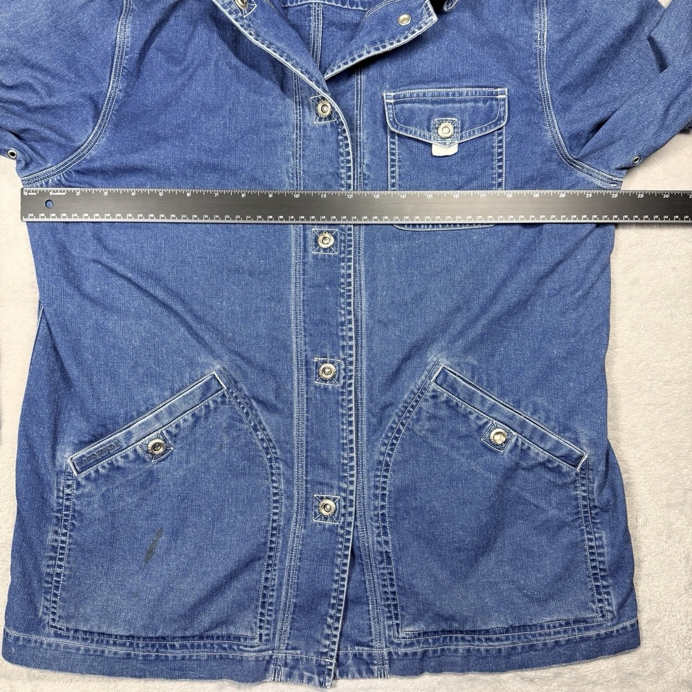 Vintage Polo Ralph Lauren Jeans Co. Denim 90s Chore Jacket Barn Coat Womens L*** - Picture 10 of 12